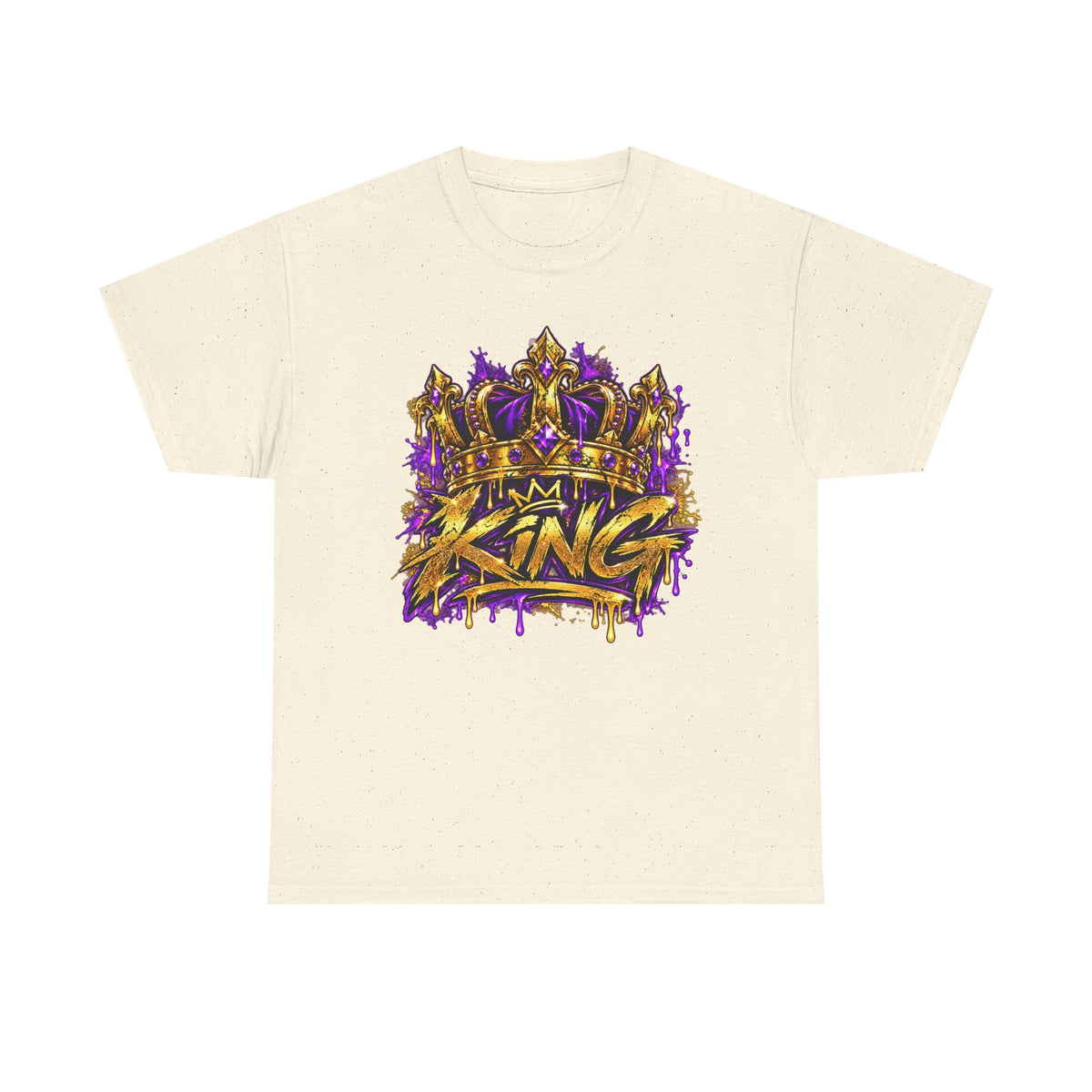 King Crown T-Shirt — 'I’m King' Bold Graffiti Tee