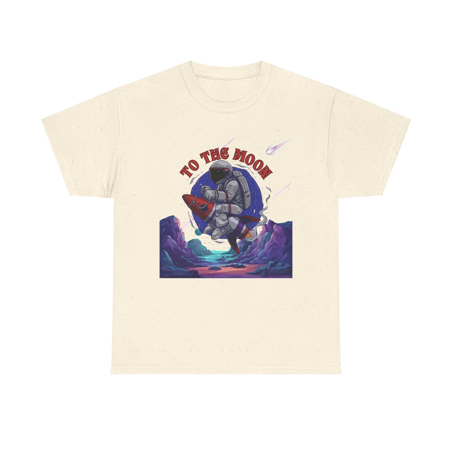 To The Moon Unisex Heavy Cotton Tee