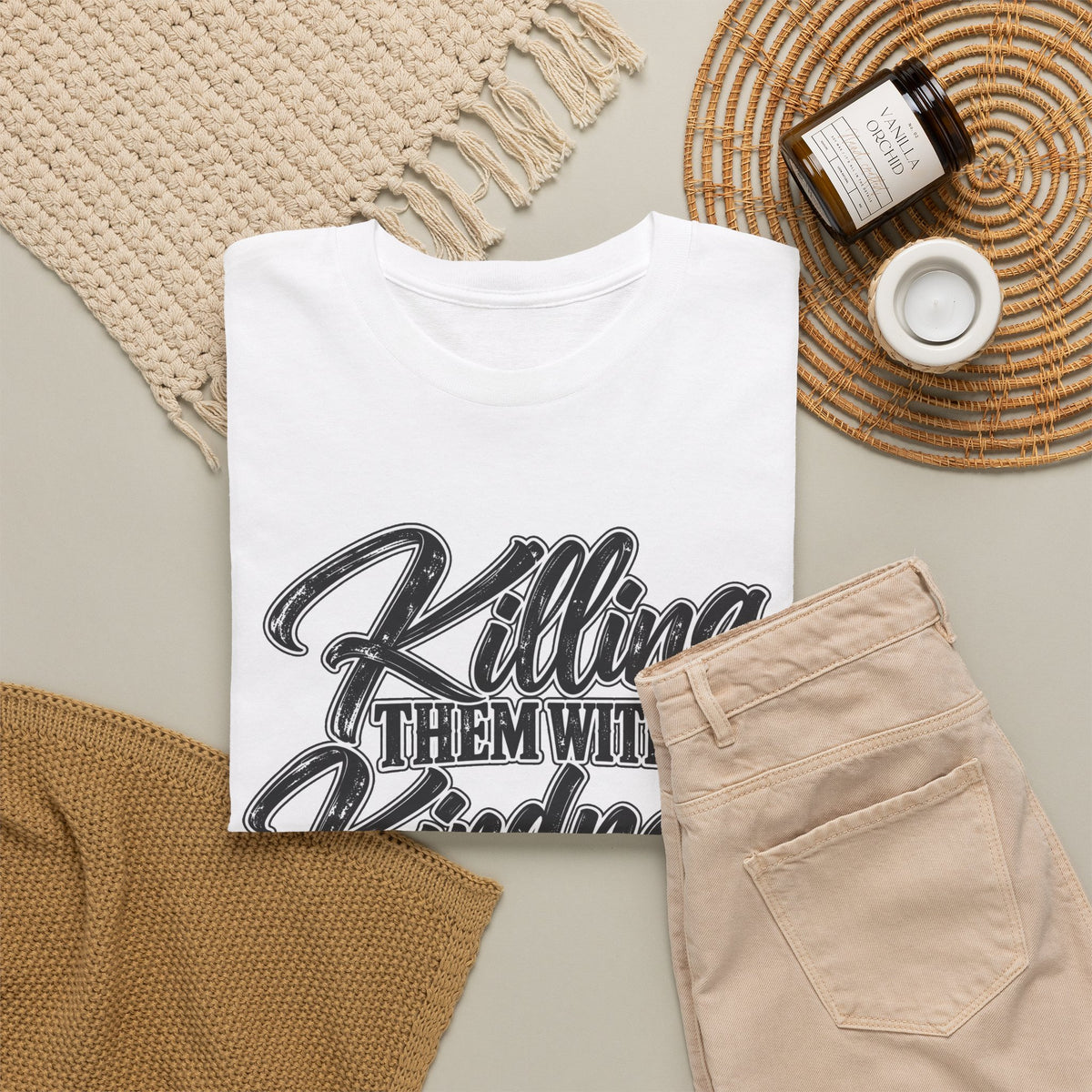 T-Shirt — "Killing Them With Kindness Is Taking Longer Than I Expected" Graphic Tee