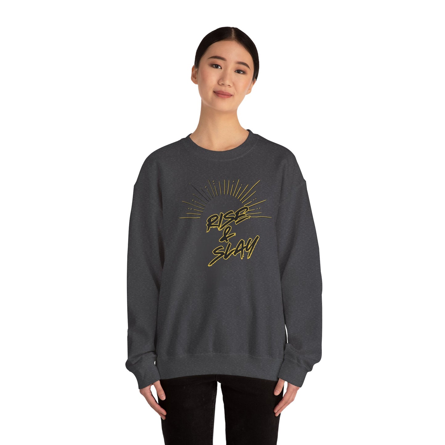 Rise & Slay Unisex Crewneck Sweatshirt