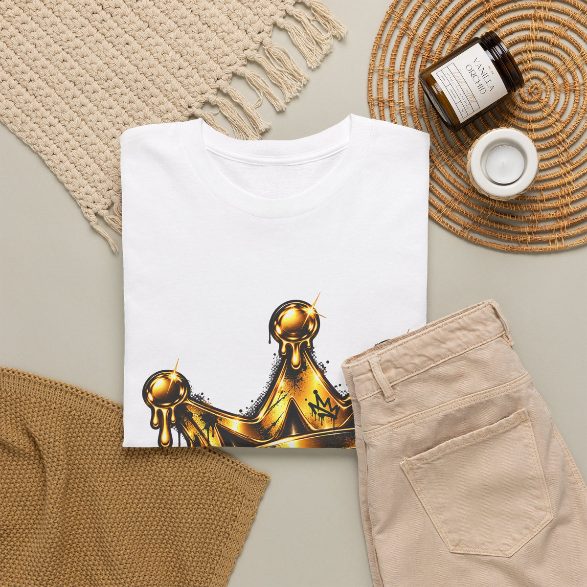 Gold Drip Crown T-Shirt