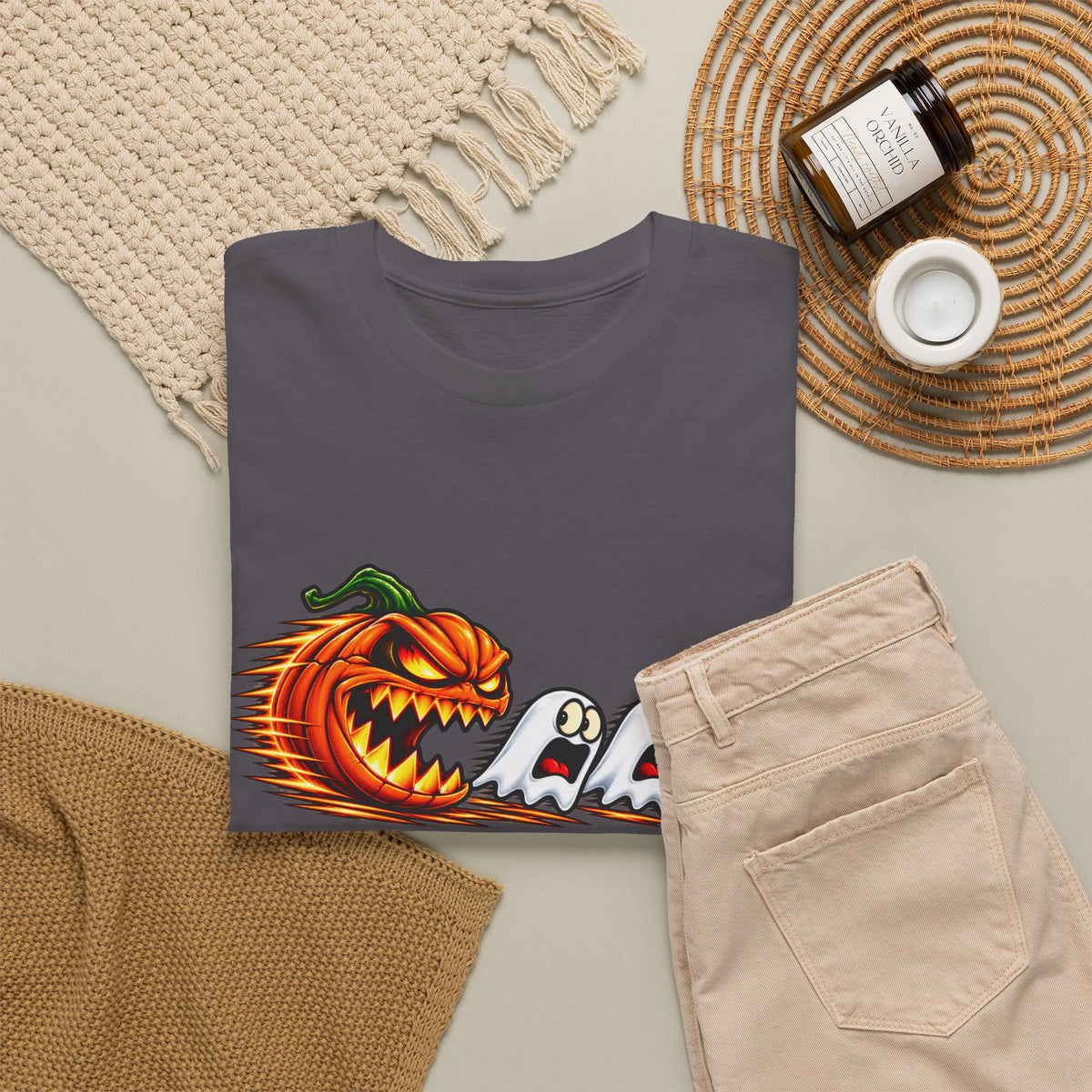 Pumpkin Ghosts Halloween T-Shirt