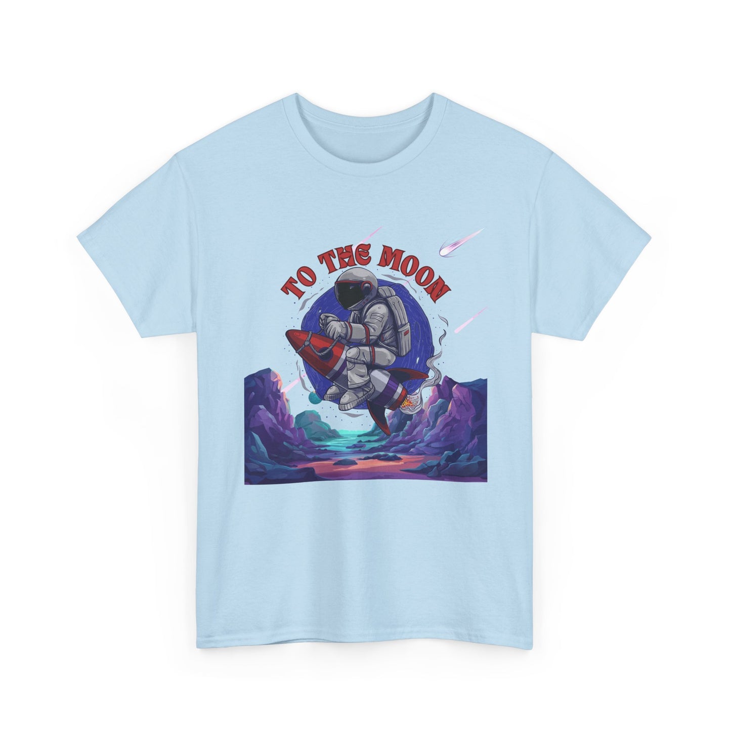 To The Moon Unisex Heavy Cotton Tee