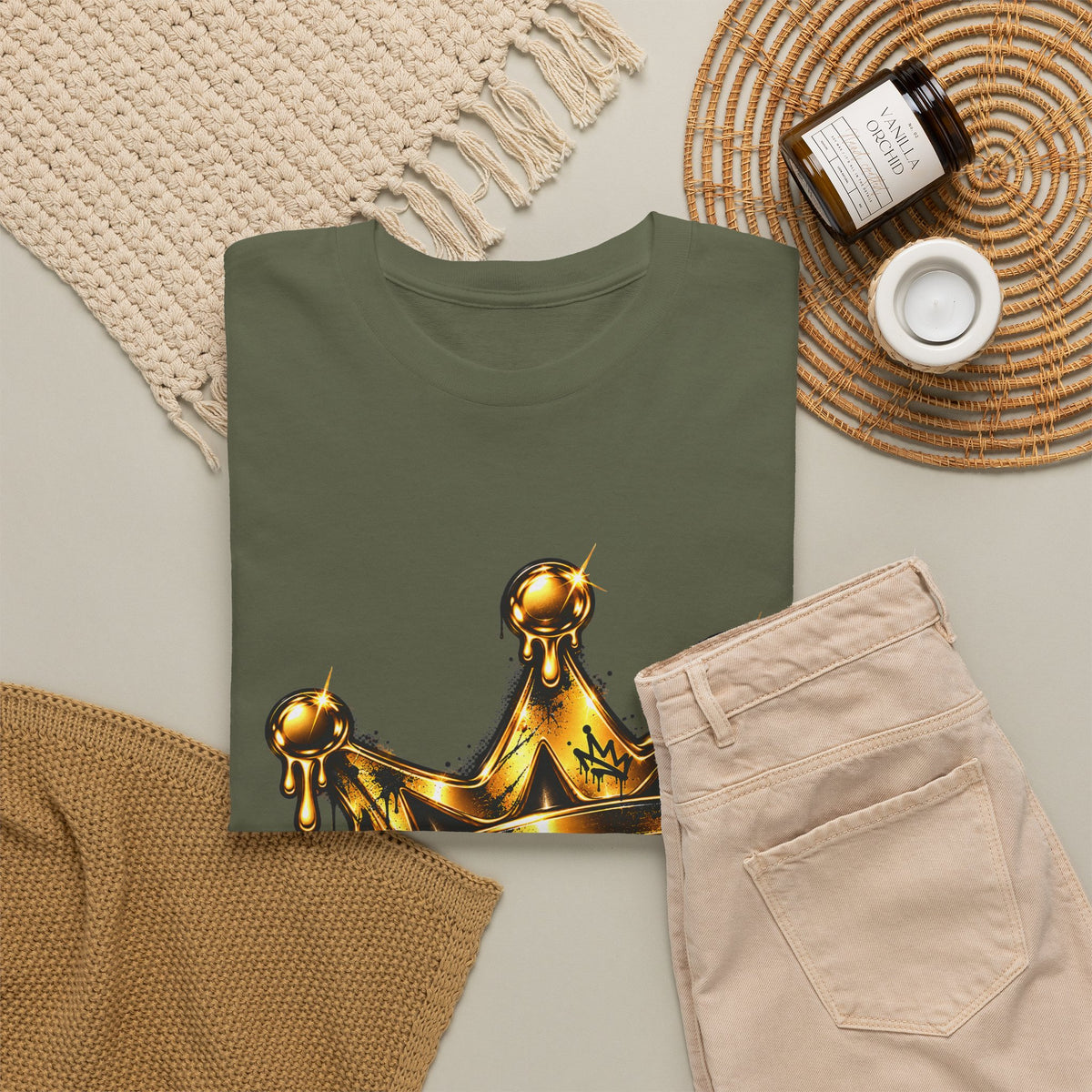 Gold Drip Crown T-Shirt