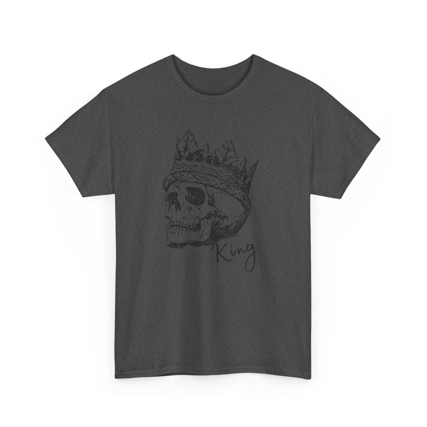 Skull King Graphic Tee - Unisex Heavy Cotton T-Shirt