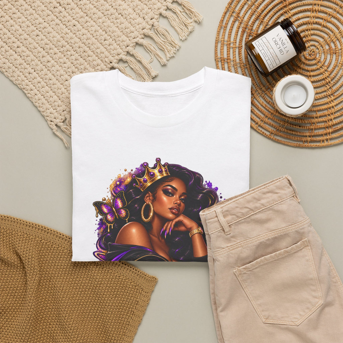 Built Different Tee — Empowering Black Queen Graphic T-Shirt