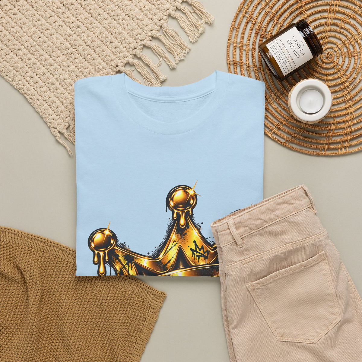 Gold Drip Crown T-Shirt