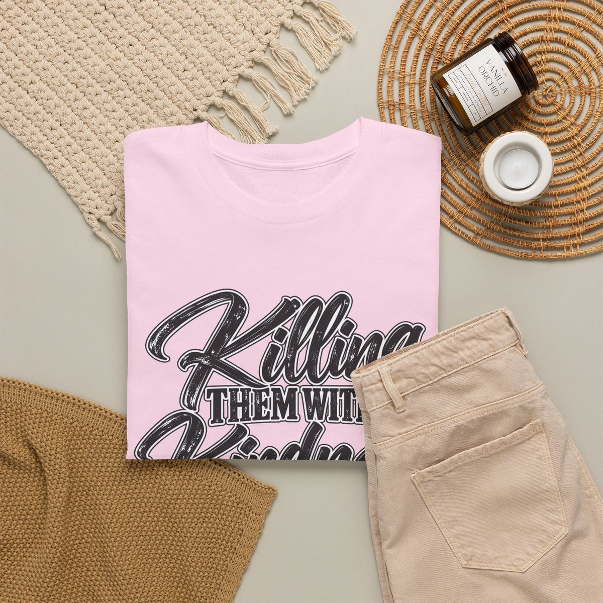 T-Shirt — "Killing Them With Kindness Is Taking Longer Than I Expected" Graphic Tee