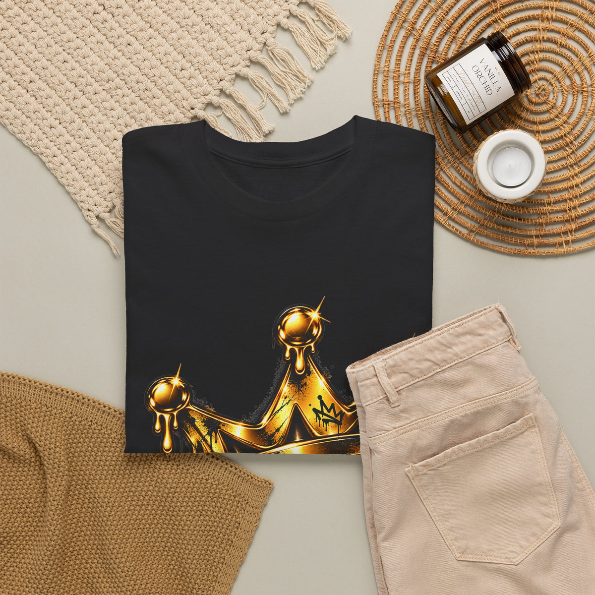 Gold Drip Crown T-Shirt