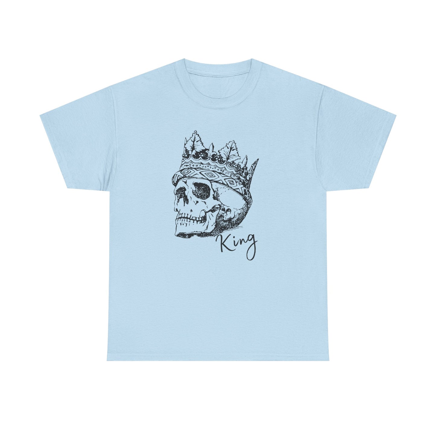 Skull King Graphic Tee - Unisex Heavy Cotton T-Shirt