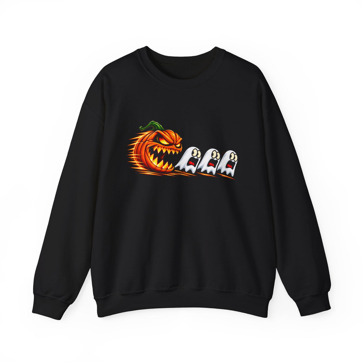 Halloween Pumpkin Chase Crewneck Sweatshirt