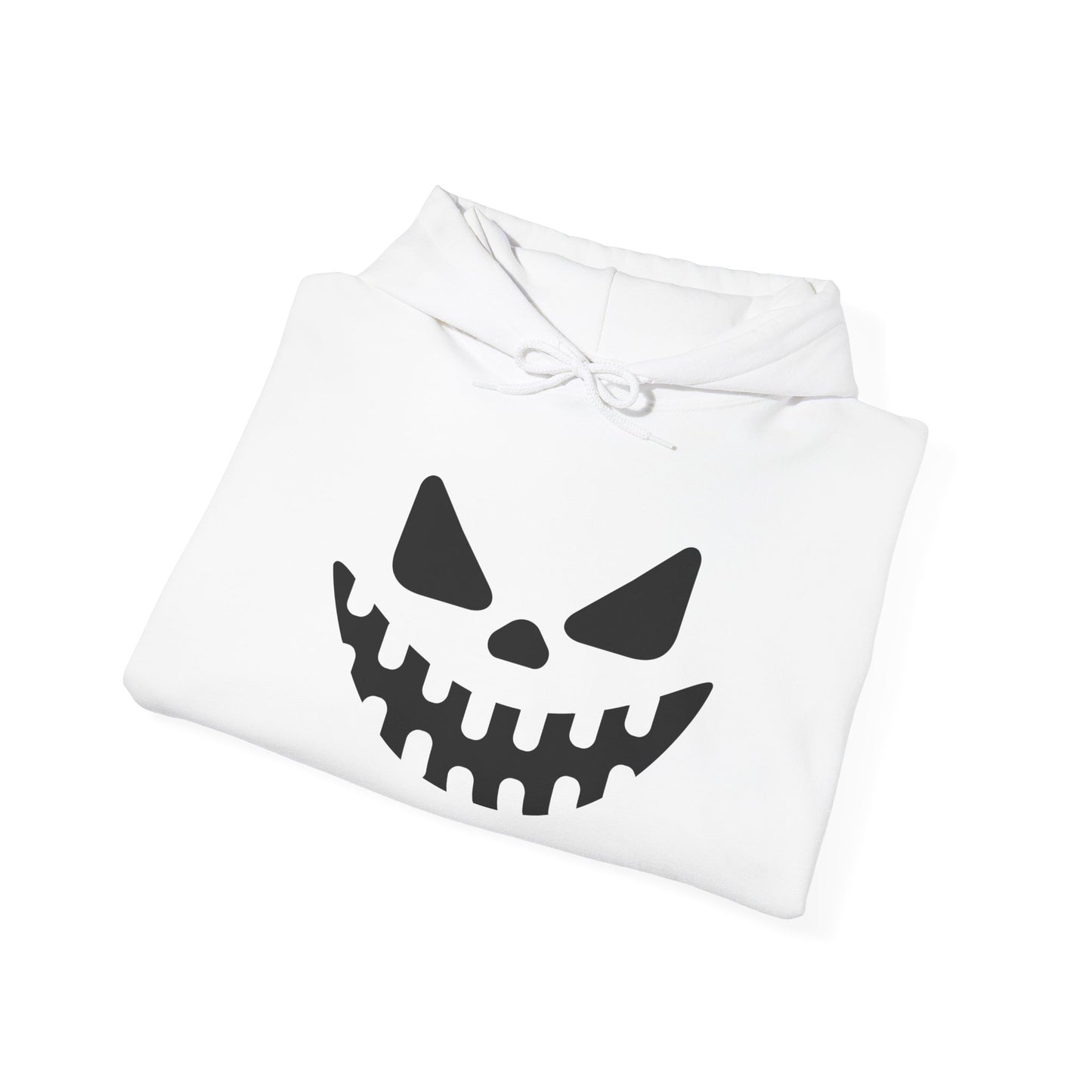 Halloween Smiling Skull Hoodie, Unisex Sweatshirt, Spooky Apparel, Fall Fashion, Cozy Gift for Him/Her