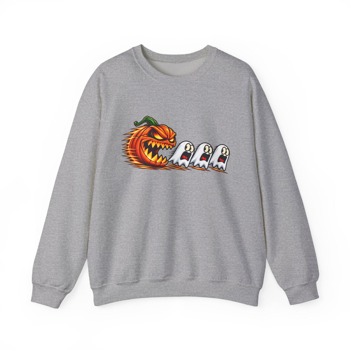 Halloween Pumpkin Chase Crewneck Sweatshirt