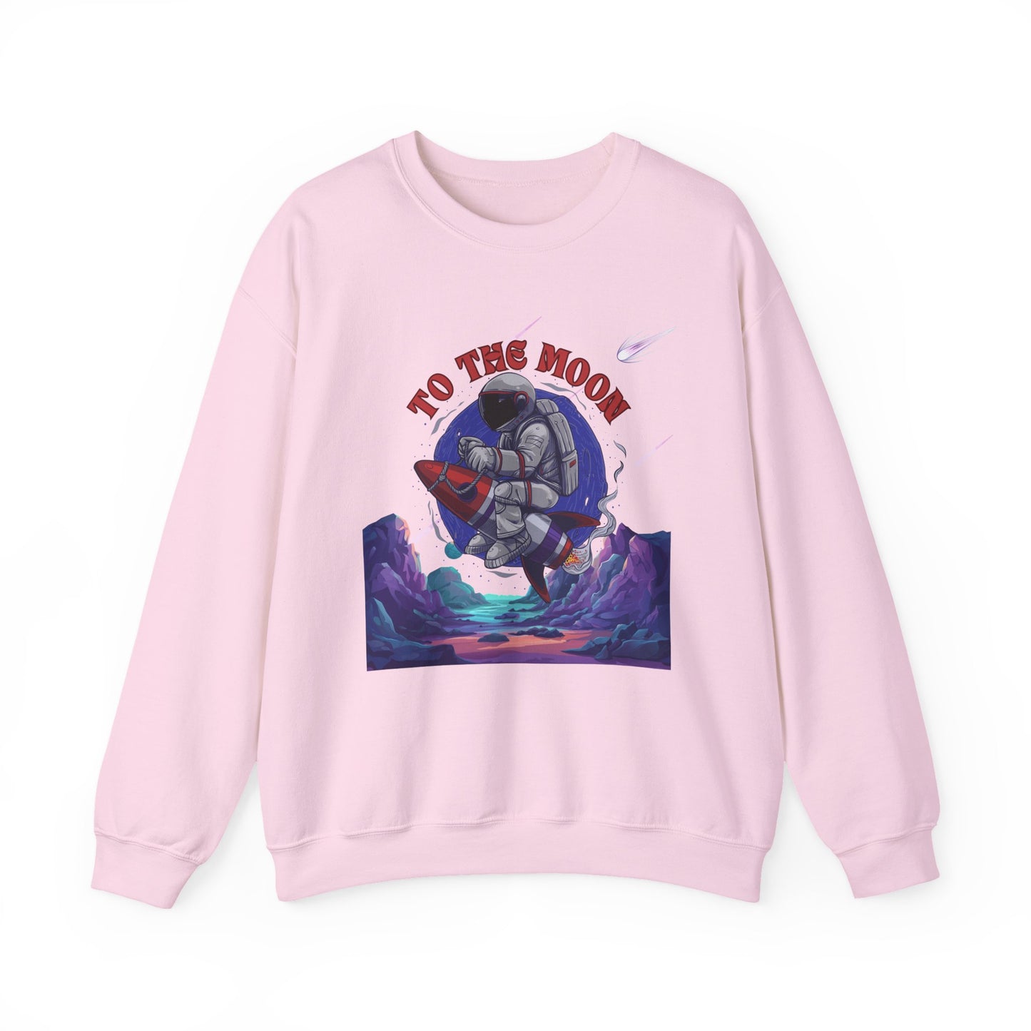 To The Moon Unisex Crewneck Sweatshirt - Space Adventure Design