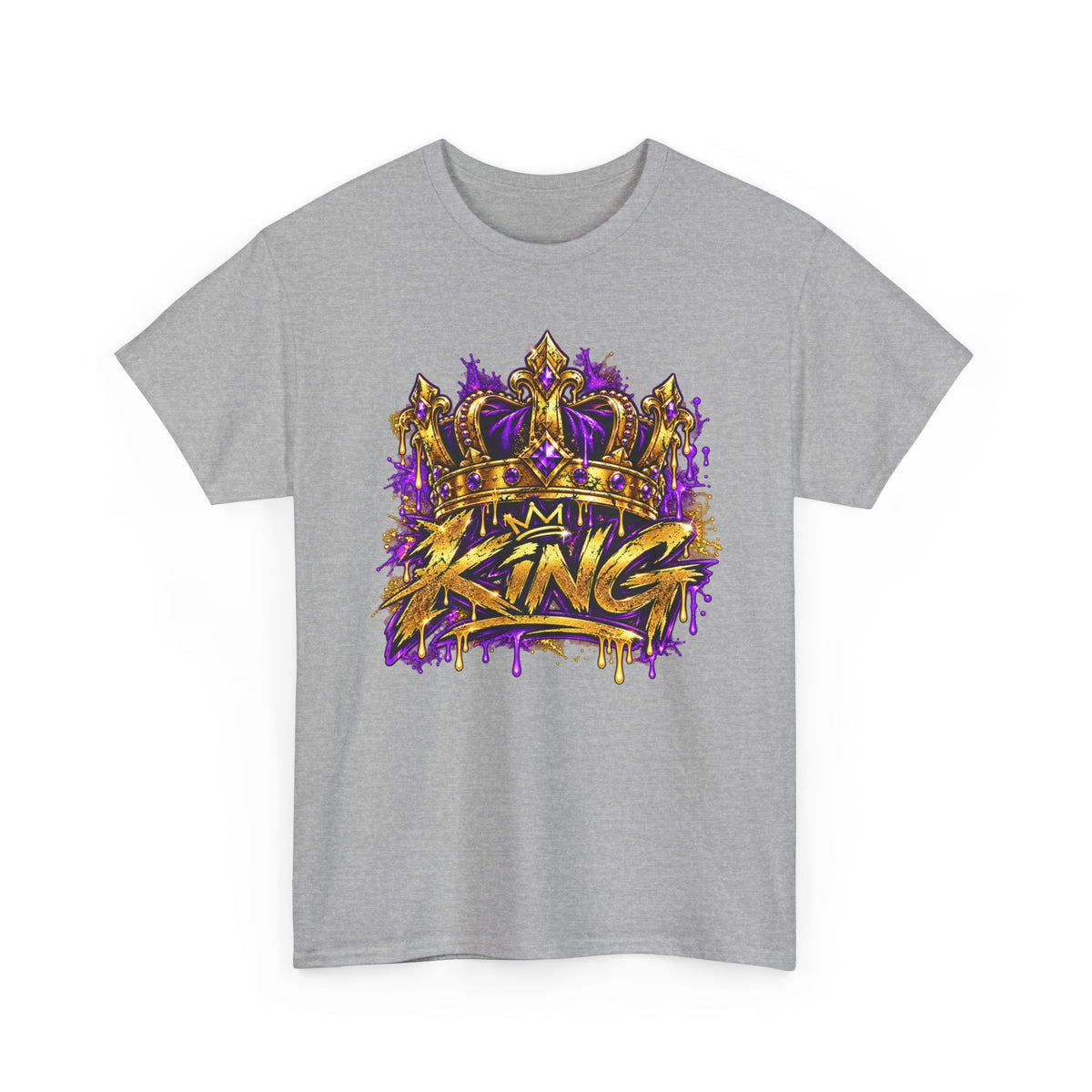King Crown T-Shirt — 'I’m King' Bold Graffiti Tee