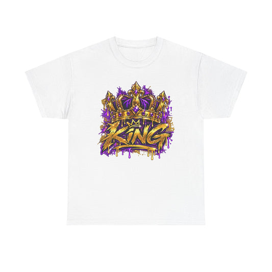 King Crown T-Shirt — 'I’m King' Bold Graffiti Tee