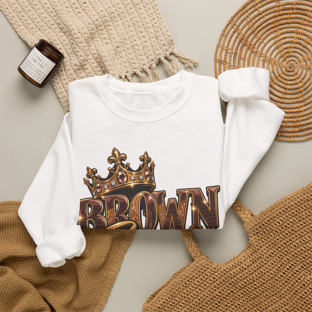 Brown Sugar Sweatshirt | Women’s Graphic Sweatshirt