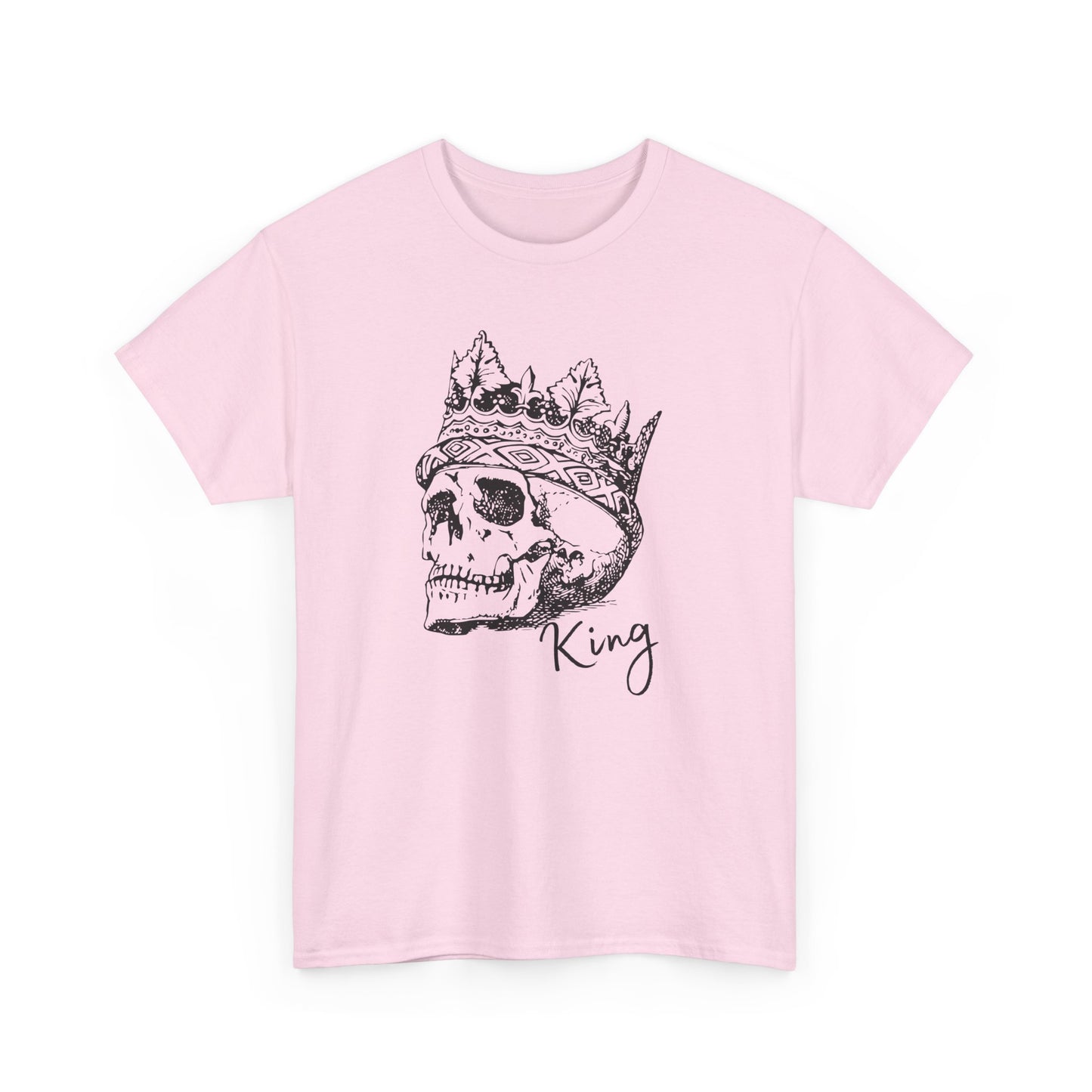 Skull King Graphic Tee - Unisex Heavy Cotton T-Shirt