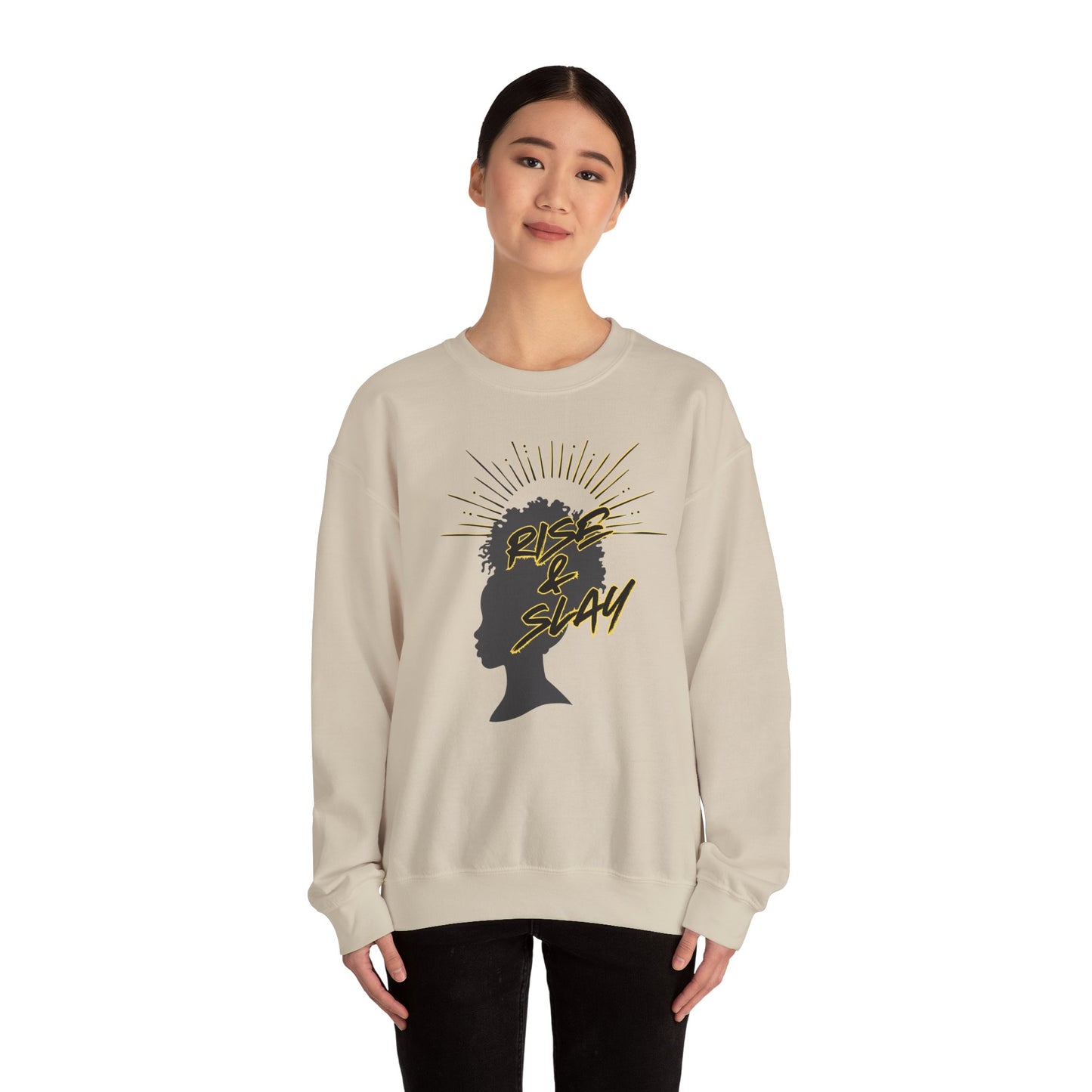 Rise & Slay Unisex Crewneck Sweatshirt