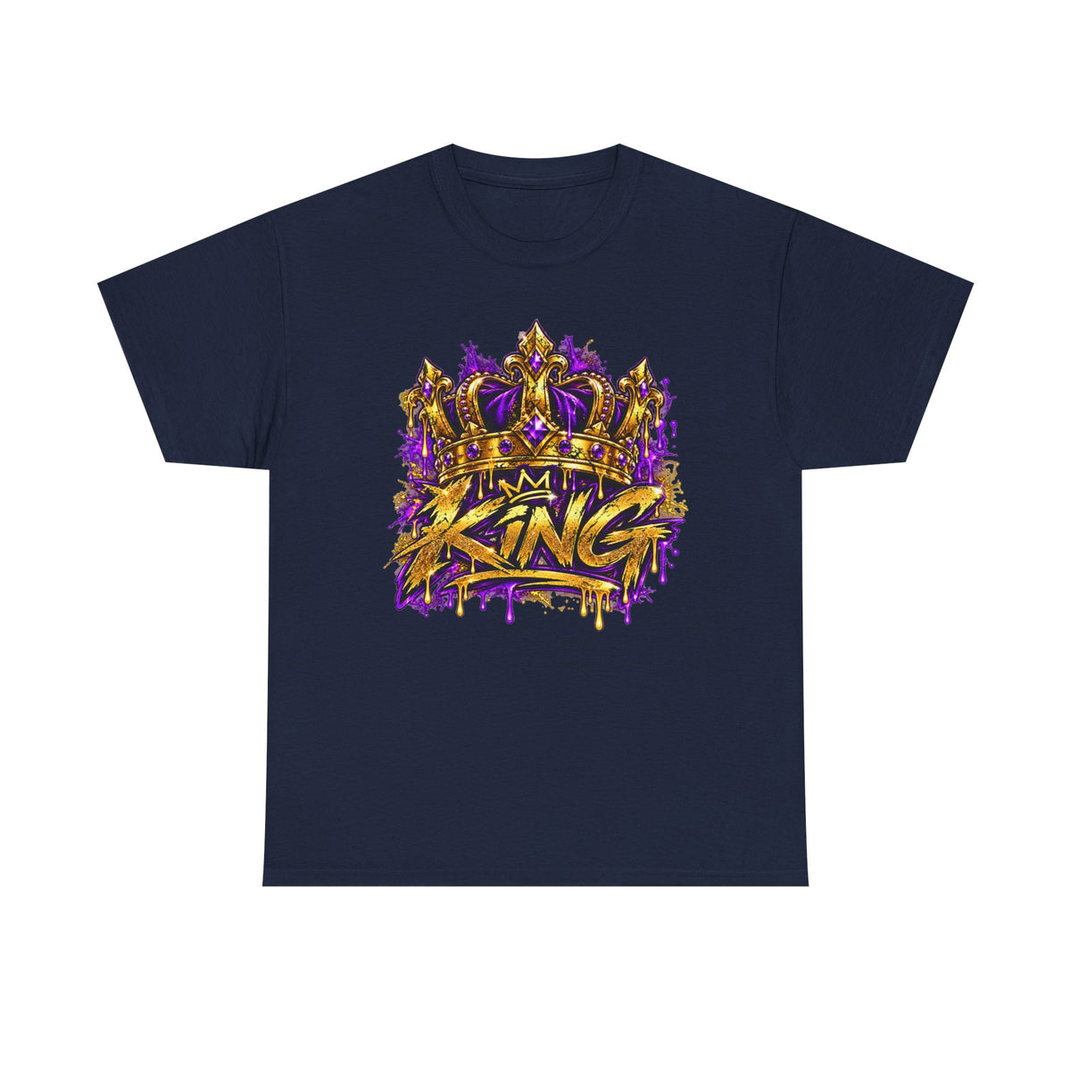 King Crown T-Shirt — 'I’m King' Bold Graffiti Tee