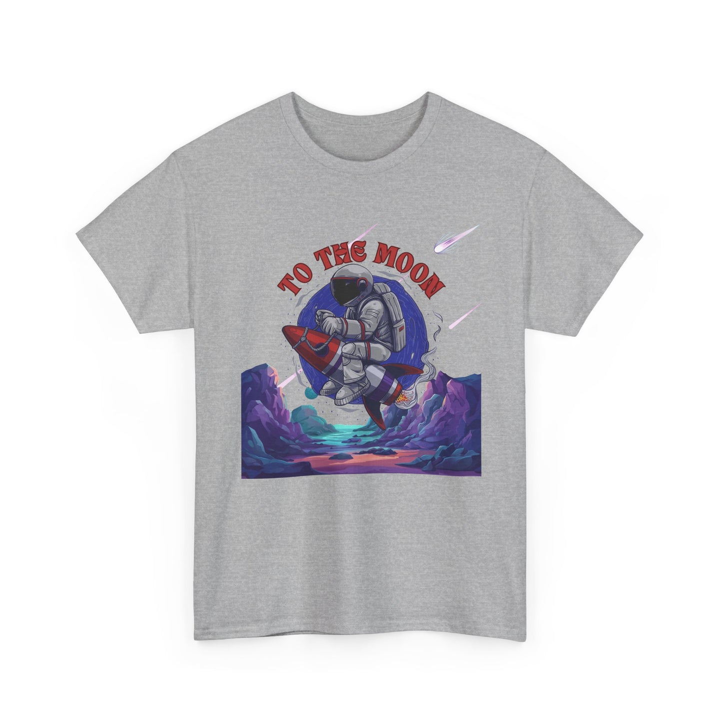 To The Moon Unisex Heavy Cotton Tee
