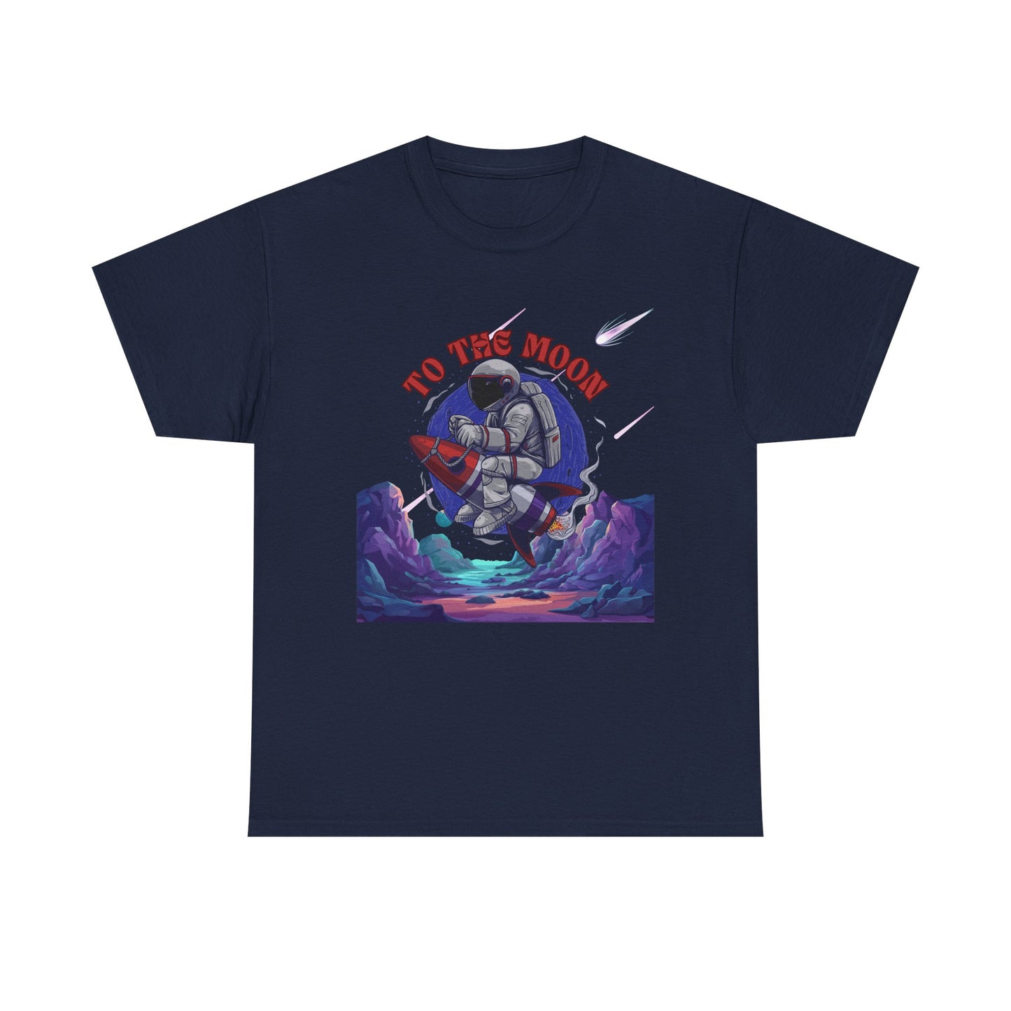 To The Moon Unisex Heavy Cotton Tee