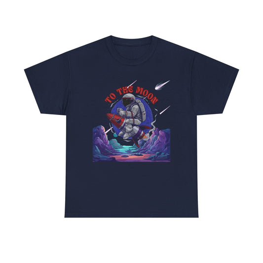 To The Moon Unisex Heavy Cotton Tee