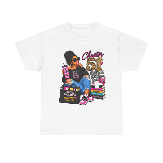 51st Birthday Special Education Teacher Graphic T-Shirt | Empress Royal Tees