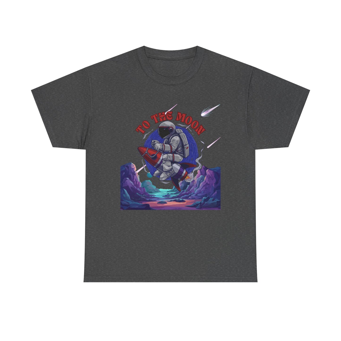 To The Moon Unisex Heavy Cotton Tee