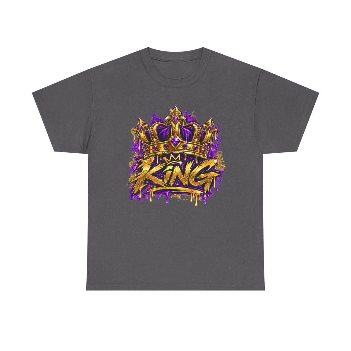 King Crown T-Shirt — 'I’m King' Bold Graffiti Tee
