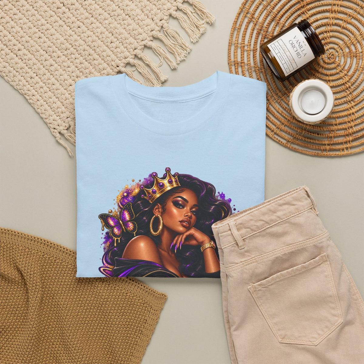 Built Different Tee — Empowering Black Queen Graphic T-Shirt