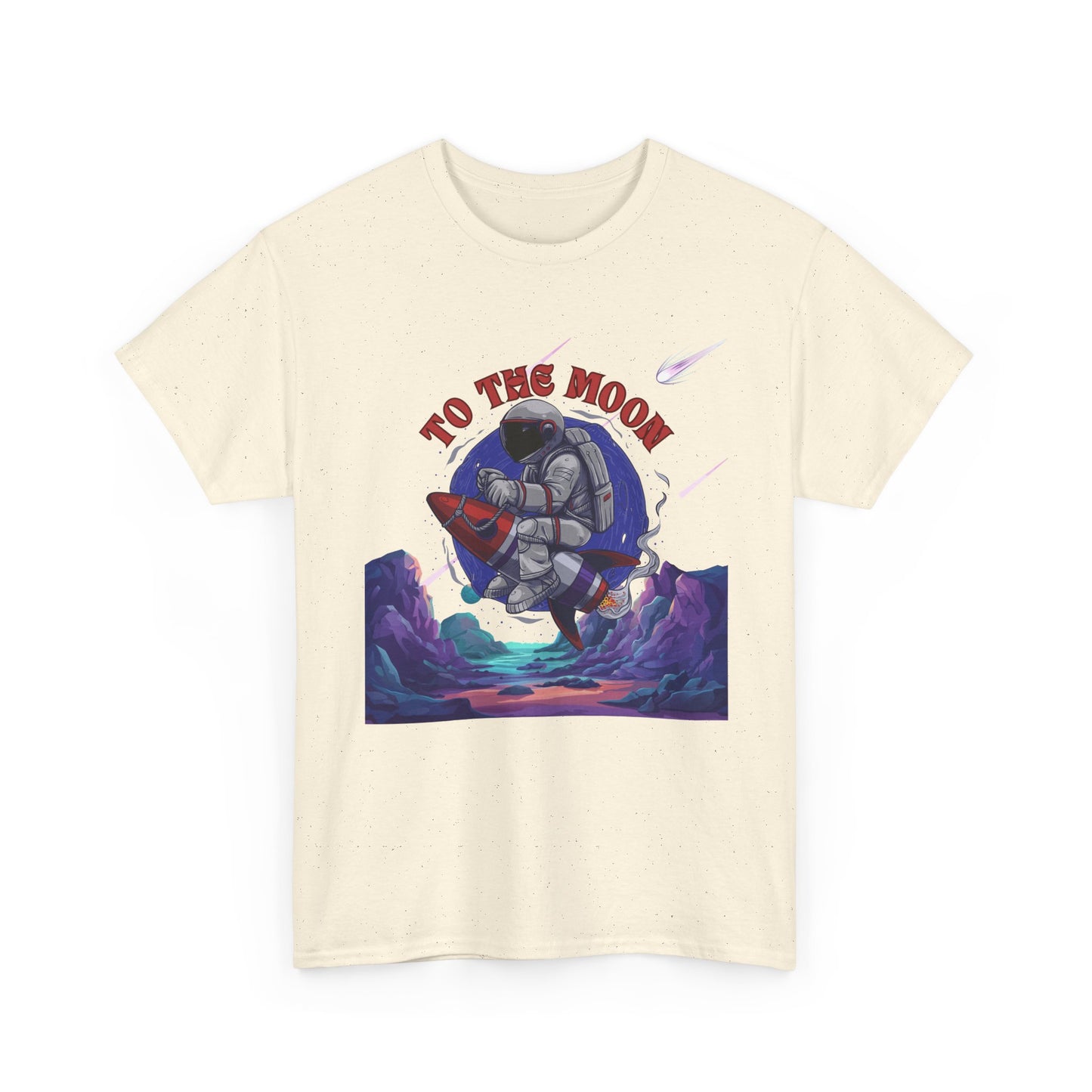 To The Moon Unisex Heavy Cotton Tee