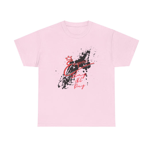 Stylish Unisex Heavy Cotton Tee - "Stay Chill All Day" Graphic