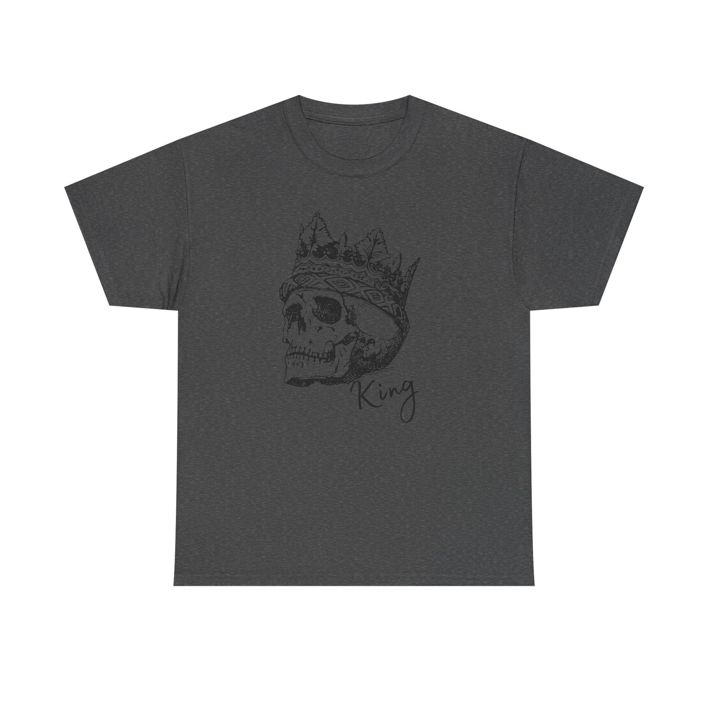 Skull King Graphic Tee - Unisex Heavy Cotton T-Shirt