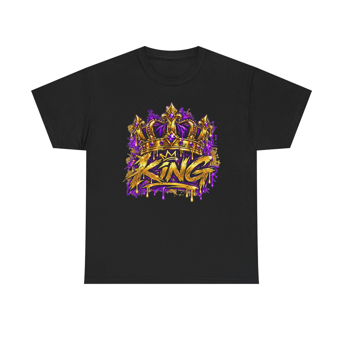 King Crown T-Shirt — 'I’m King' Bold Graffiti Tee