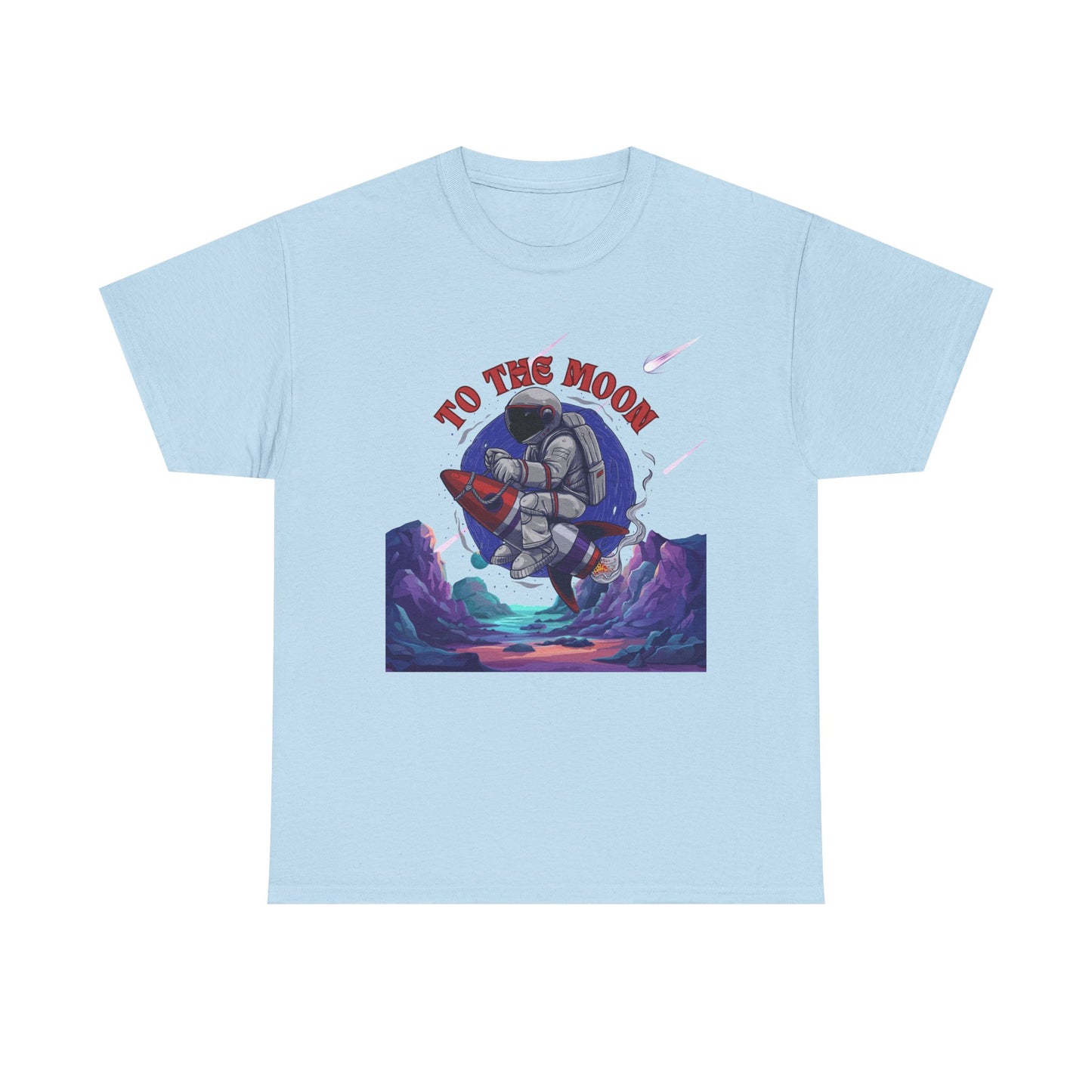 To The Moon Unisex Heavy Cotton Tee