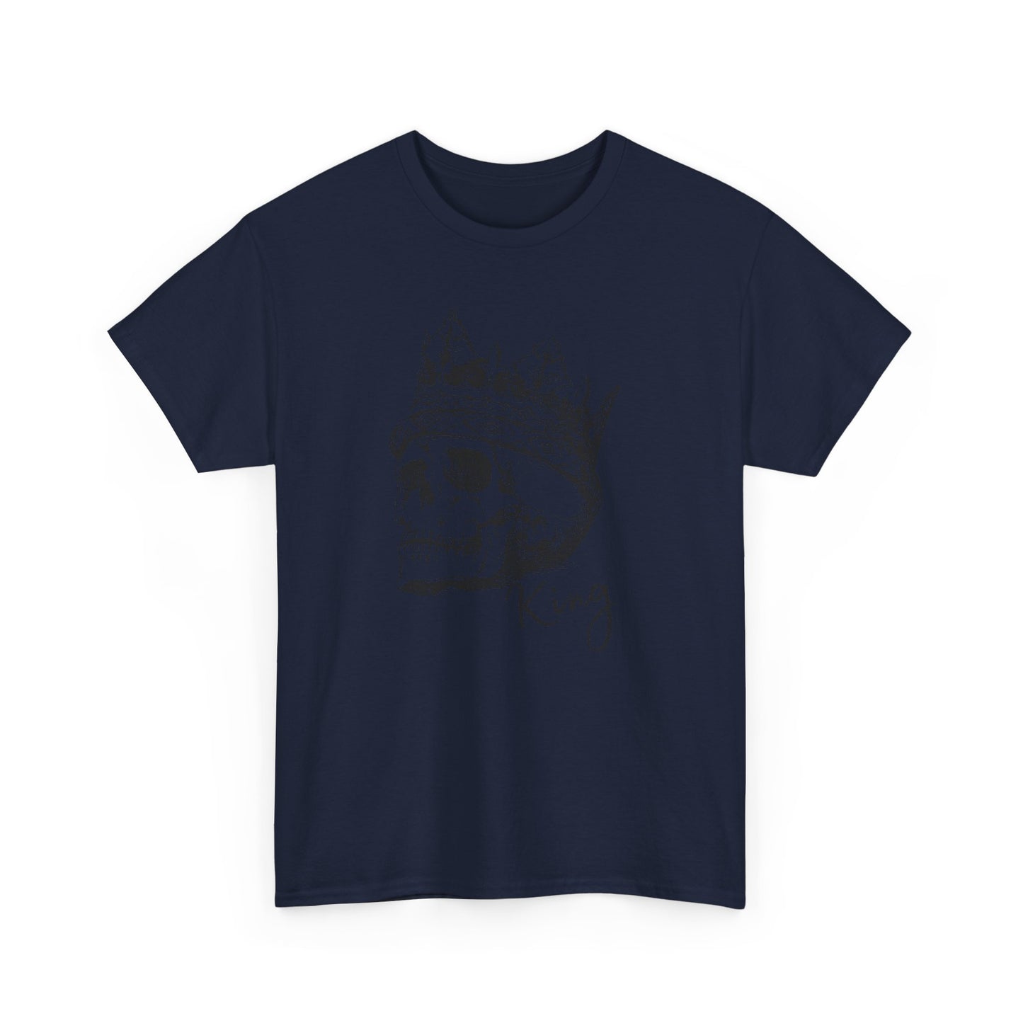 Skull King Graphic Tee - Unisex Heavy Cotton T-Shirt