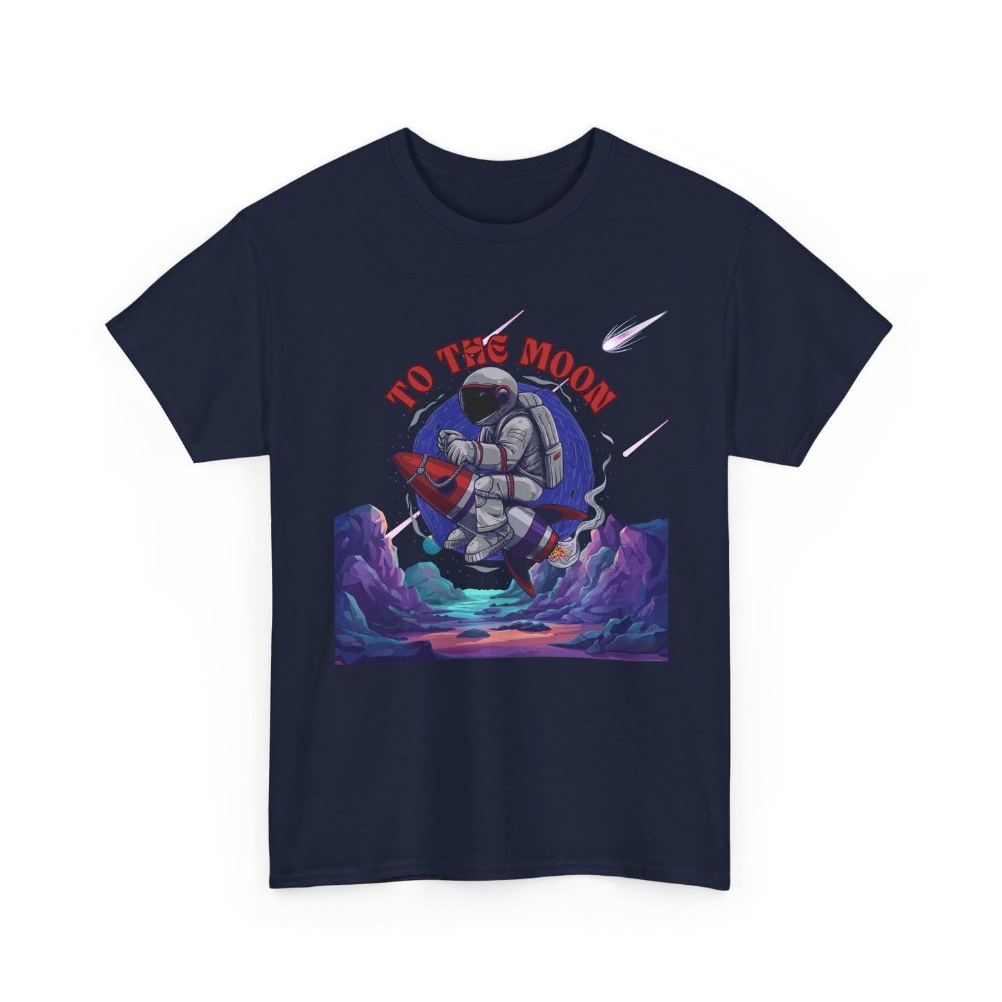 To The Moon Unisex Heavy Cotton Tee
