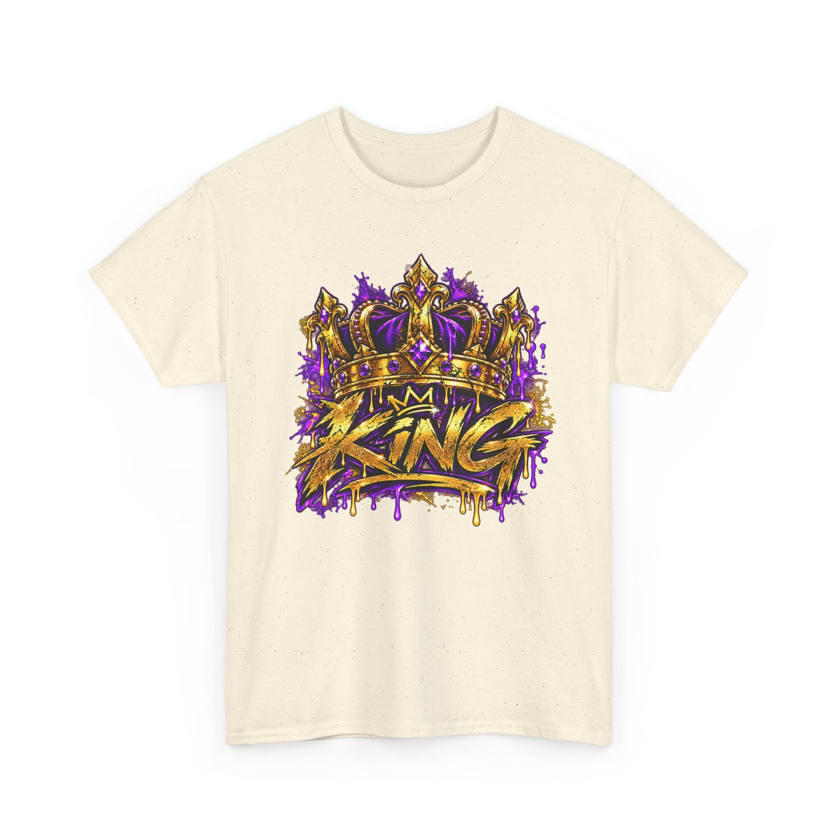 King Crown T-Shirt — 'I’m King' Bold Graffiti Tee